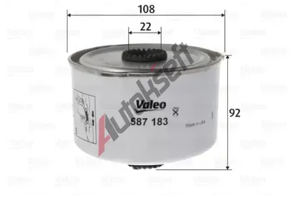 VALEO Palivov filtr VA 587183, 587183