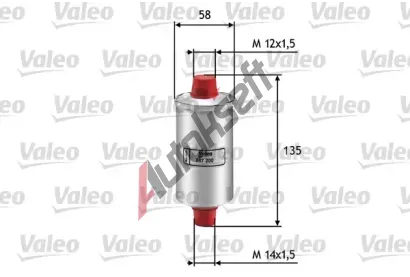 VALEO Palivov filtr VA 587200, 587200