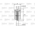 Palivov filtr VALEO ‐ VA 587202