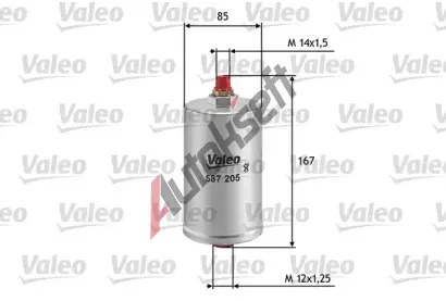 VALEO Palivov filtr VA 587205, 587205