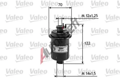 VALEO Palivov filtr VA 587211, 587211
