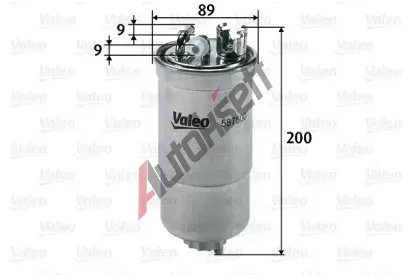 VALEO Palivov filtr VA 587500, 587500