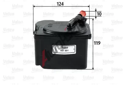 VALEO Palivov filtr VA 587501, 587501