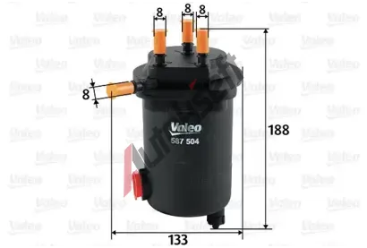 VALEO Palivov filtr VA 587504, 587504