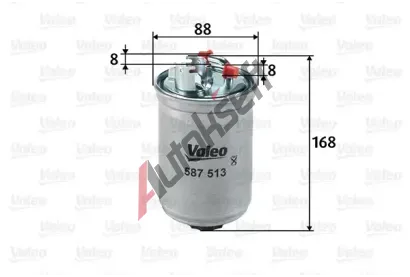 VALEO Palivov filtr VA 587513, 587513