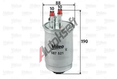 VALEO Palivov filtr VA 587521, 587521