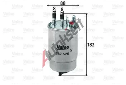 VALEO Palivov filtr VA 587525, 587525