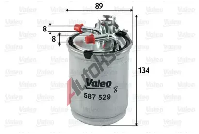 VALEO Palivov filtr VA 587529, 587529