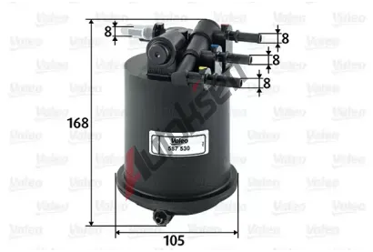VALEO Palivov filtr VA 587530, 587530