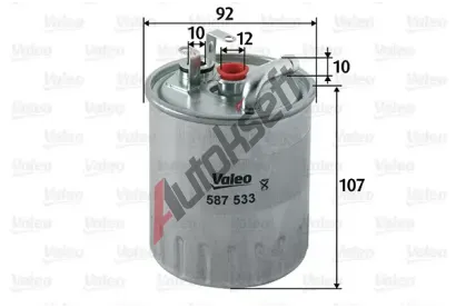 VALEO Palivov filtr VA 587533, 587533