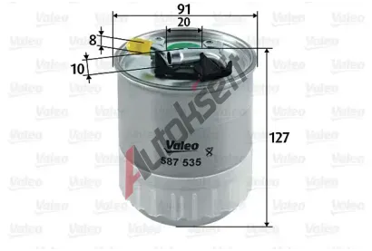 VALEO Palivov filtr VA 587535, 587535