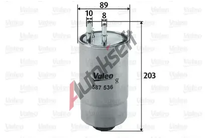 VALEO Palivový filtr VA 587536, 587536 VALEO Palivový filtr VA 587536, 587536