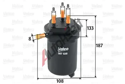 VALEO Palivov filtr VA 587538, 587538
