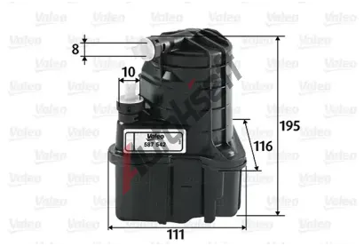 VALEO Palivov filtr VA 587542, 587542