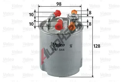 VALEO Palivov filtr VA 587544, 587544