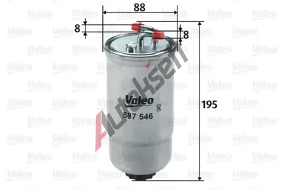 VALEO Palivov filtr VA 587546, 587546