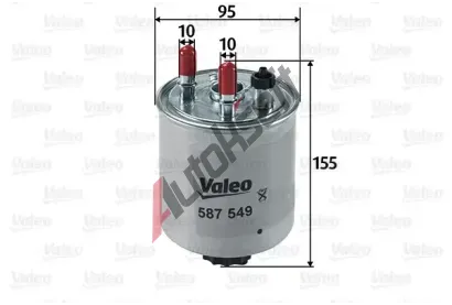VALEO Palivov filtr VA 587549, 587549