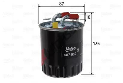 VALEO Palivov filtr VA 587552, 587552