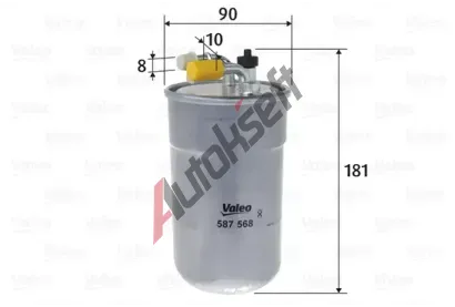 VALEO Palivov filtr VA 587568, 587568