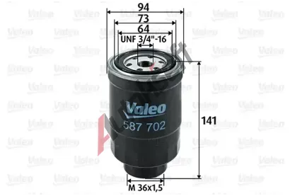 VALEO Palivov filtr VA 587702, 587702