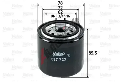VALEO Palivov filtr VA 587723, 587723