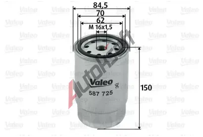 VALEO Palivov filtr VA 587725, 587725