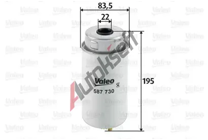 VALEO Palivov filtr VA 587730, 587730