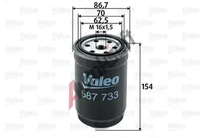 VALEO Palivov filtr VA 587733, 587733