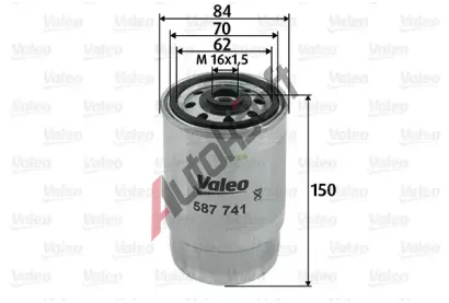 VALEO Palivov filtr VA 587741, 587741