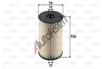 VALEO Palivov filtr VA 587904, 587904