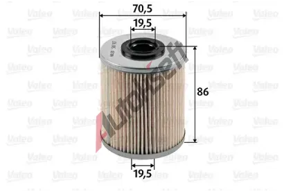 VALEO Palivov� filtr VA 587917, 587917