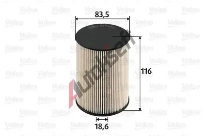 VALEO Palivov filtr VA 587919, 587919