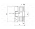 VALEO Pedstihov spojka VA 588022, 588022