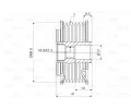 VALEO Pedstihov spojka VA 588075, 588075