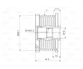 VALEO Pedstihov spojka VA 588082, 588082