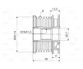 VALEO Alterntorov volnobka NEW PART VA 588125, 588125