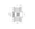 VALEO Alternátorová volnoběžka VALEO NEW SPARE PART VA 588444, 588444