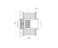 VALEO Alternátorová volnoběžka VALEO NEW SPARE PART VA 588453, 588453