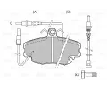 VALEO Sada brzdovch destiek kotouov brzdy VA 598002, 598002