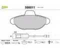 Sada brzdovch destiek VALEO ‐ VA 598011