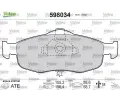 VALEO Sada brzdovch destiek kotouov brzdy ‐ VA 598034