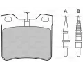 VALEO Sada brzdovch destiek kotouov brzdy VA 598063, 598063