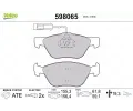 VALEO Sada brzdovch destiek kotouov brzdy ‐ VA 598065