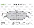 VALEO Sada brzdovch destiek kotouov brzdy ‐ VA 598074