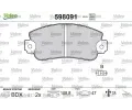 VALEO Sada brzdovch destiek kotouov brzdy ‐ VA 598091