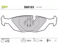 VALEO Sada brzdovch destiek kotouov brzdy ‐ VA 598103