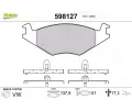 Sada brzdovch destiek VALEO ‐ VA 598127