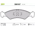 Sada brzdov�ch desti�ek&nbsp;VALEO&nbsp;&dash;&nbsp;VA 598167