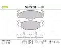 Sada brzdovch destiek VALEO ‐ VA 598258