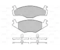 VALEO Sada brzdovch destiek kotouov brzdy VA 598258, 598258